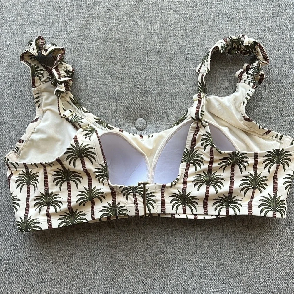 Agua Bendita X Target Bikini 2 Piece Set Palm Print 2X NWOT